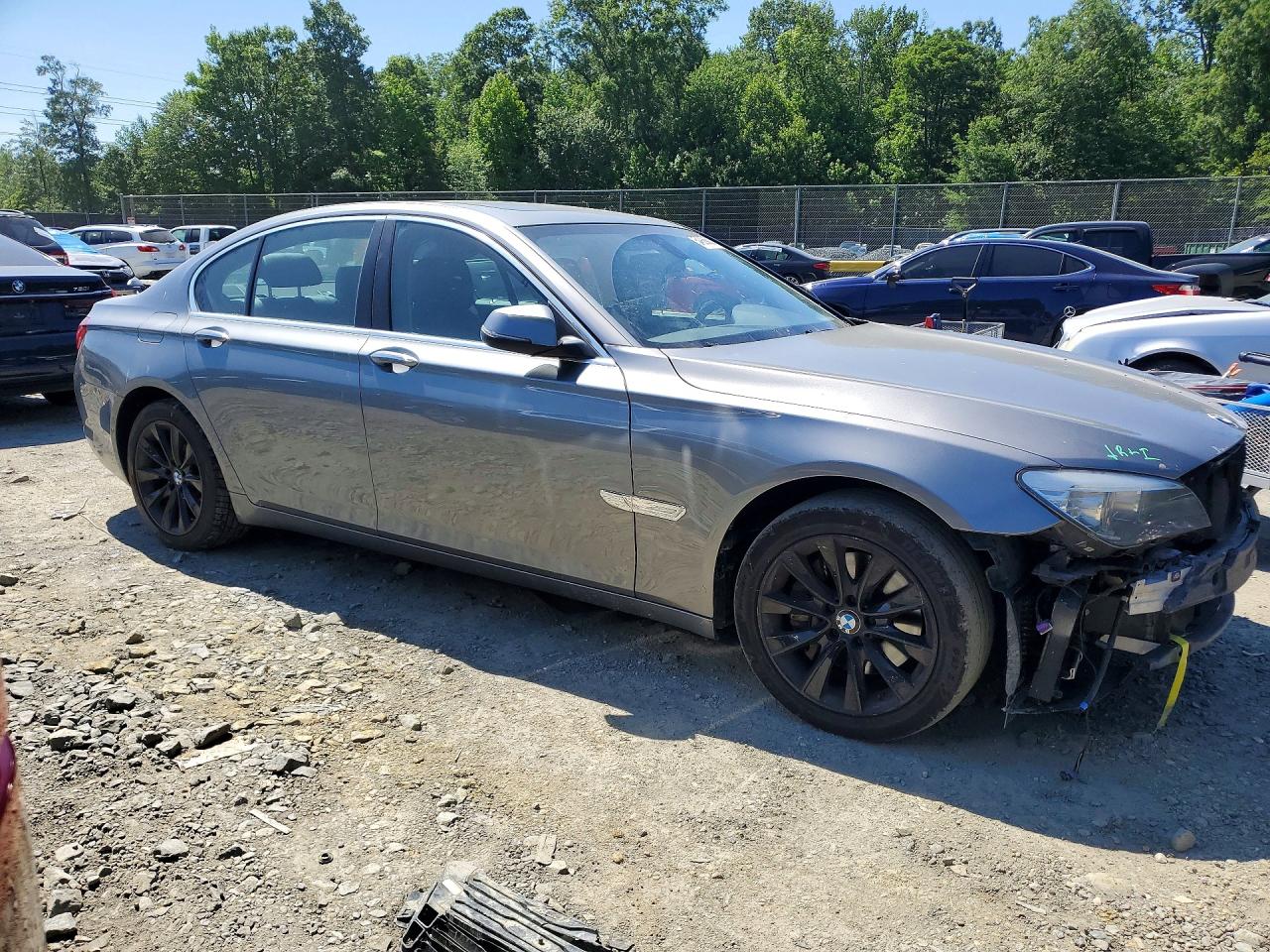 2014 Bmw 740 I Gray vin: WBAYA6C54ED144335