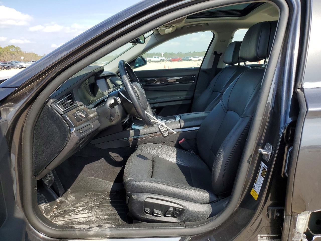 2015 Bmw 740 I Black vin: WBAYA6C54FG273207