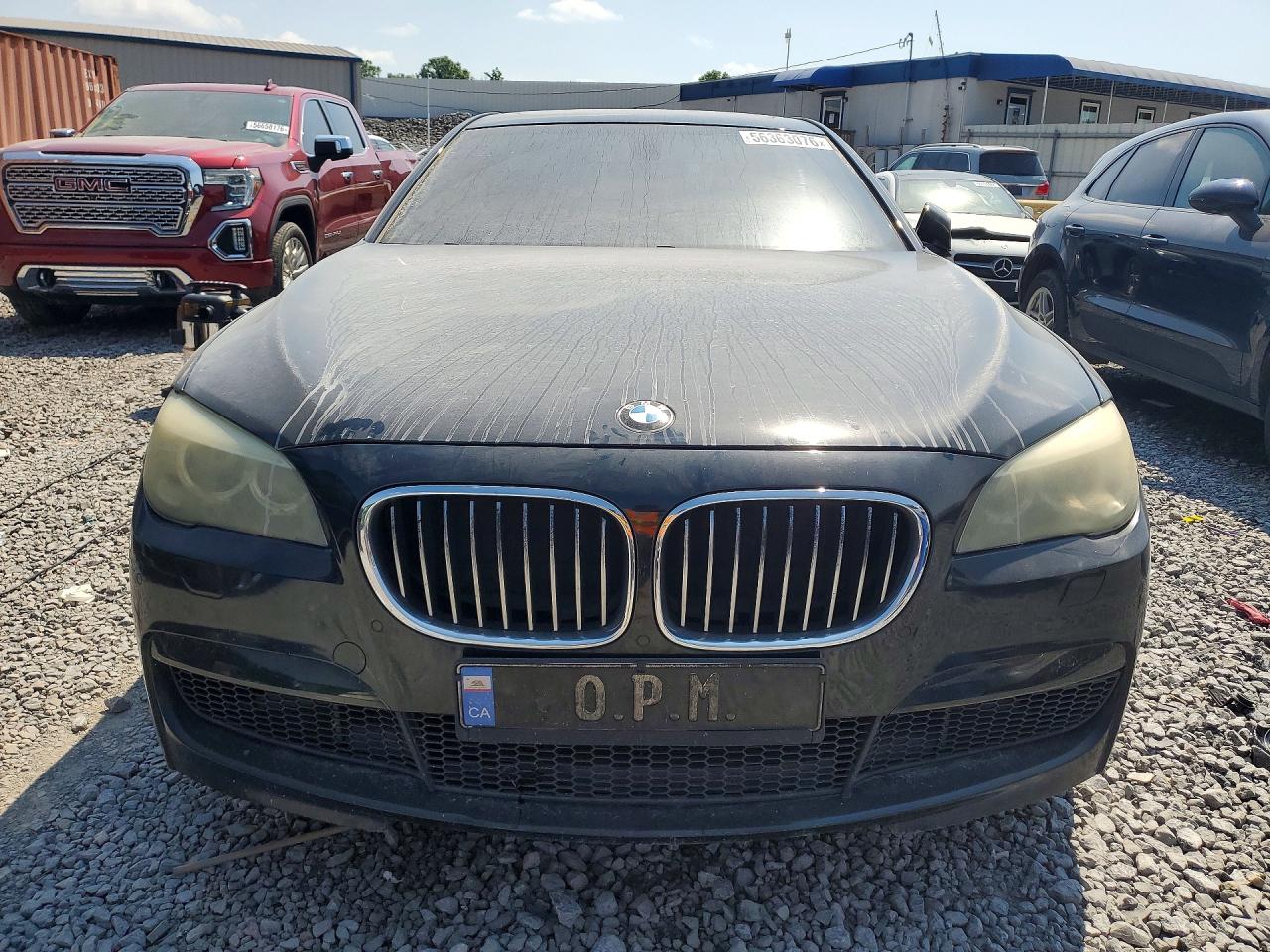 2013 Bmw 740 I Black vin: WBAYA6C55DD143709