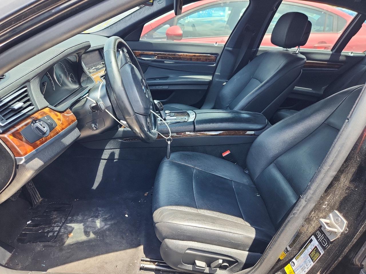 2013 Bmw 740 I Black vin: WBAYA6C55DD143709