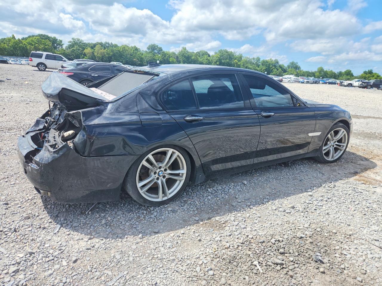 2013 Bmw 740 I Black vin: WBAYA6C55DD143709