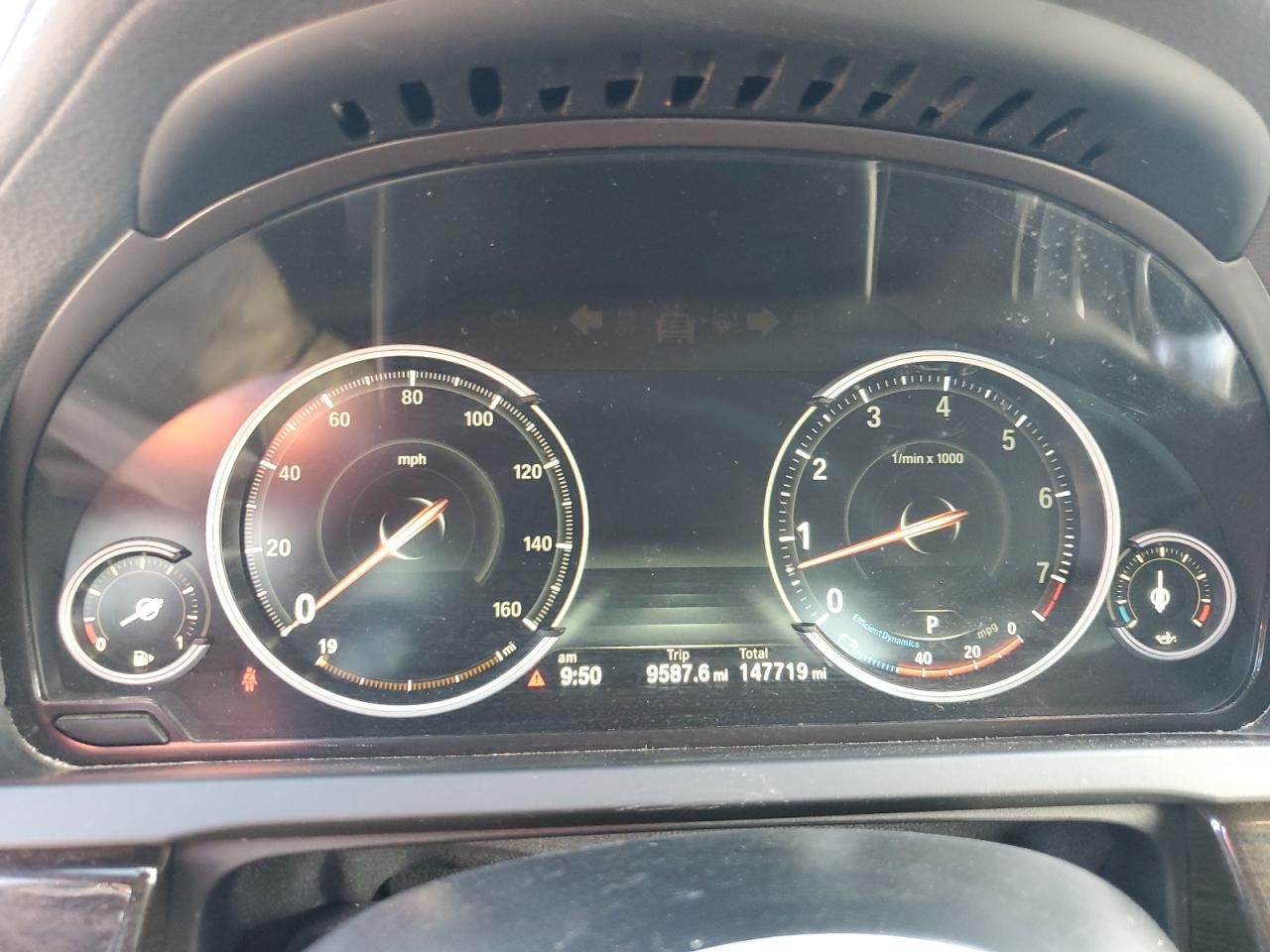 2015 Bmw 740 I White vin: WBAYA6C56FGK16426