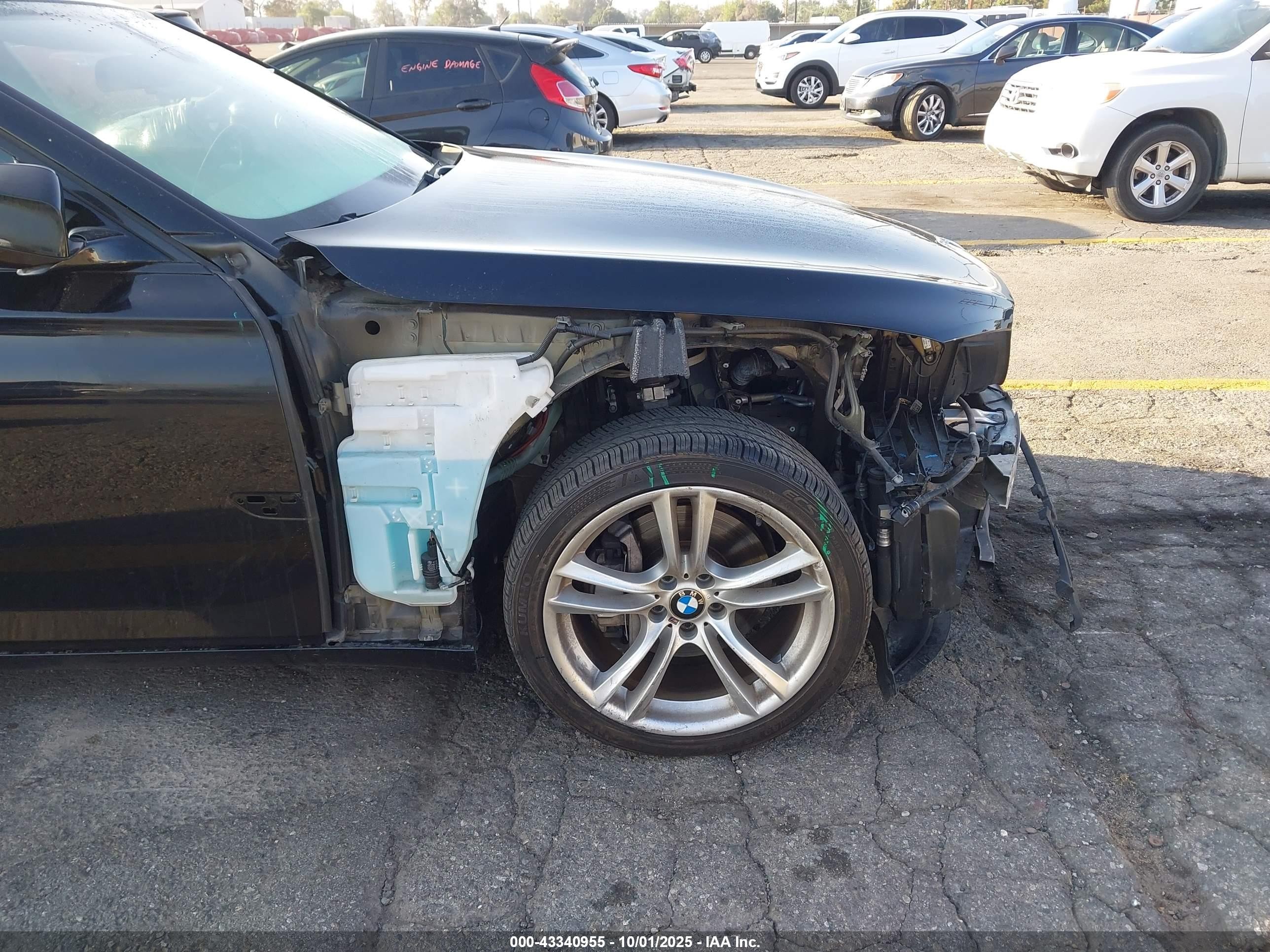 2014 Bmw 740i   Black vin: WBAYA6C57ED144071