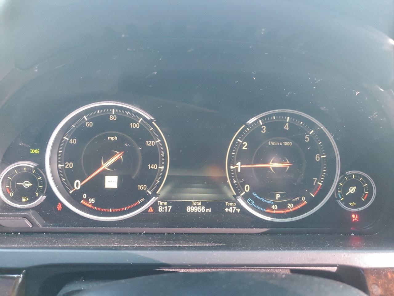2015 Bmw 740 I White vin: WBAYA6C57FGK16659