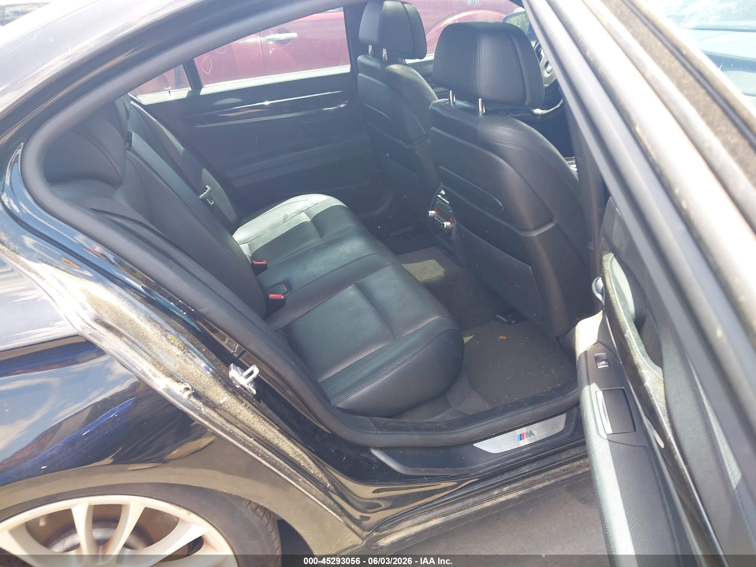 2015 Bmw 740i   Black vin: WBAYA6C58FD827088