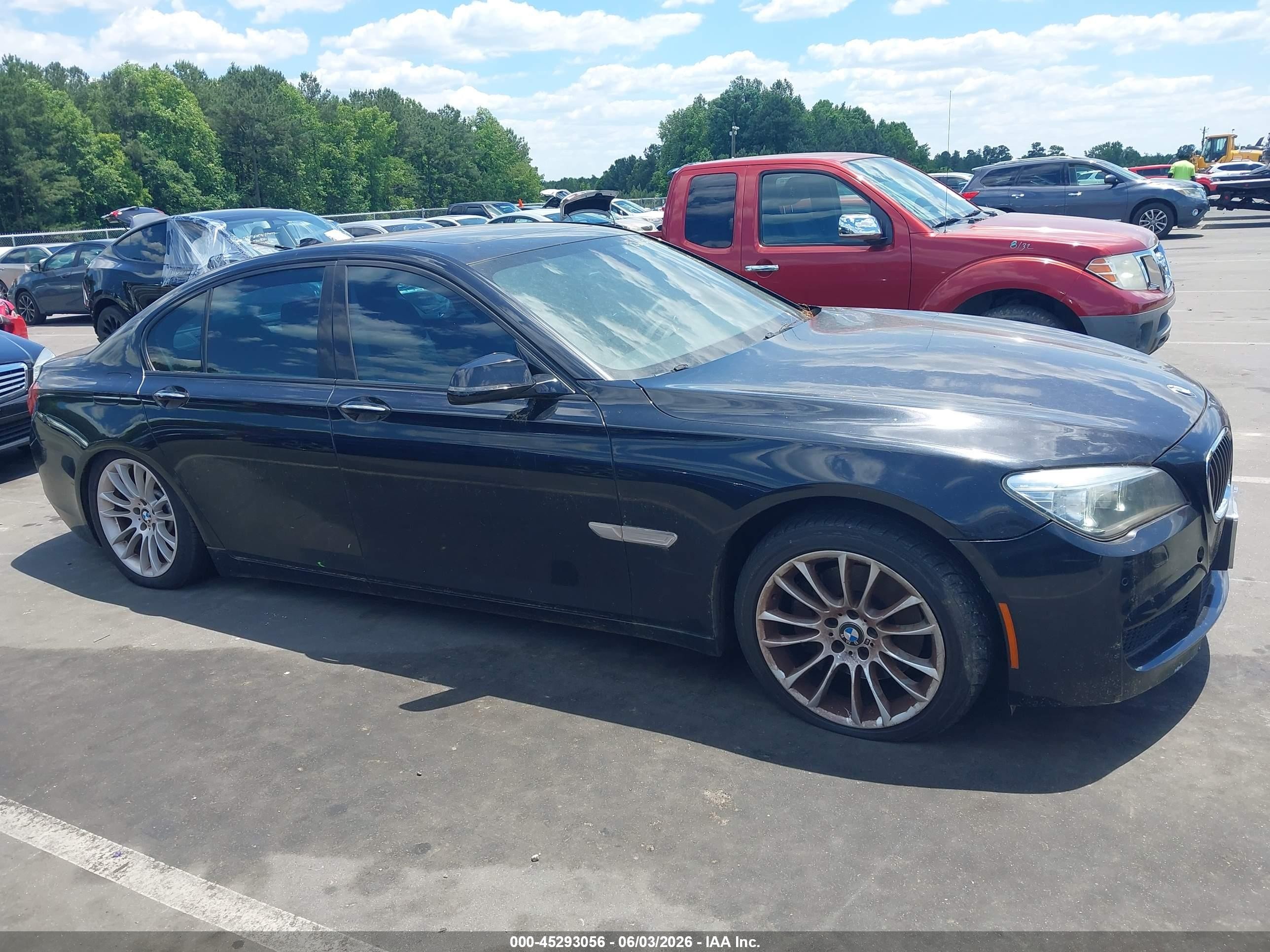 2015 Bmw 740i   Black vin: WBAYA6C58FD827088