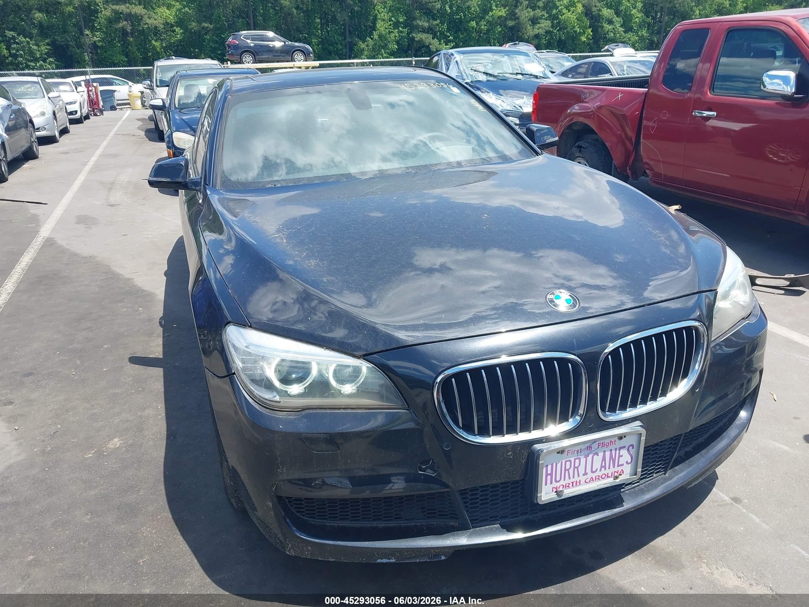 2015 Bmw 740i   Black vin: WBAYA6C58FD827088