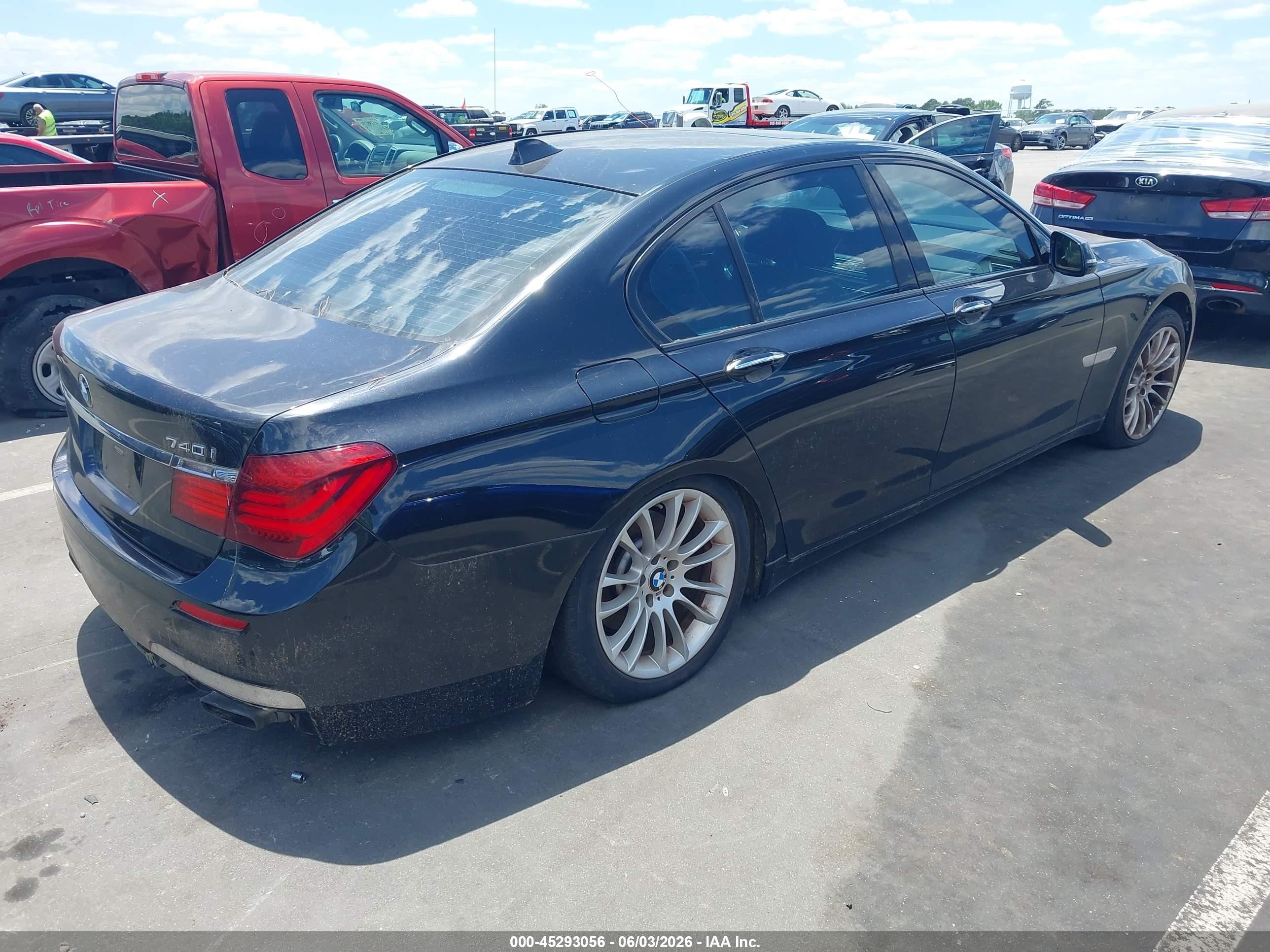 2015 Bmw 740i   Black vin: WBAYA6C58FD827088