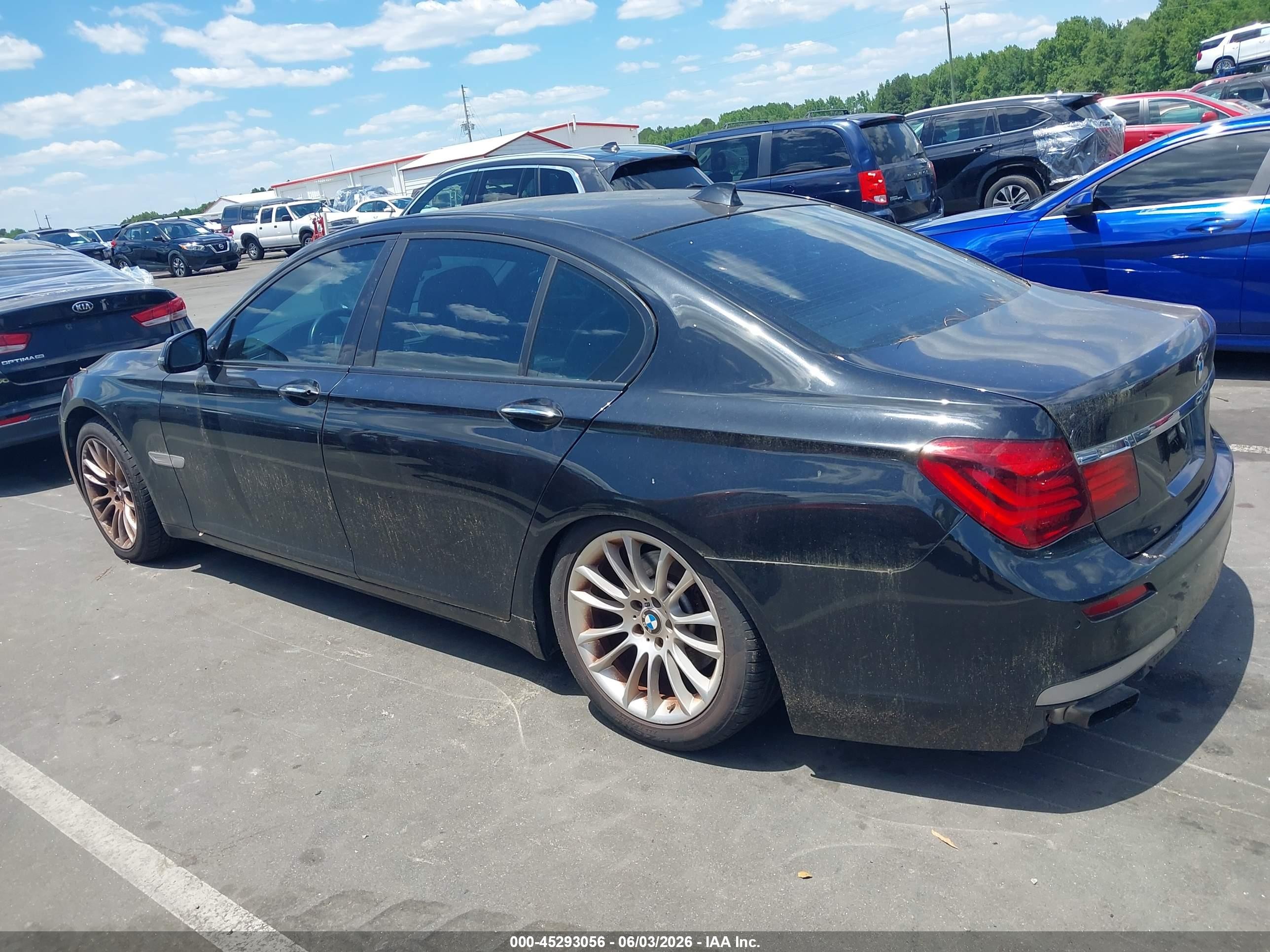 2015 Bmw 740i   Black vin: WBAYA6C58FD827088
