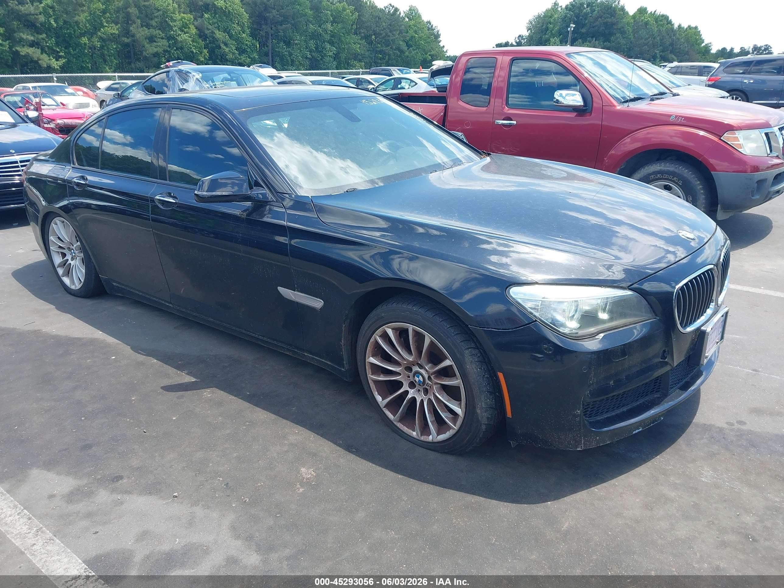 2015 Bmw 740i   Black vin: WBAYA6C58FD827088