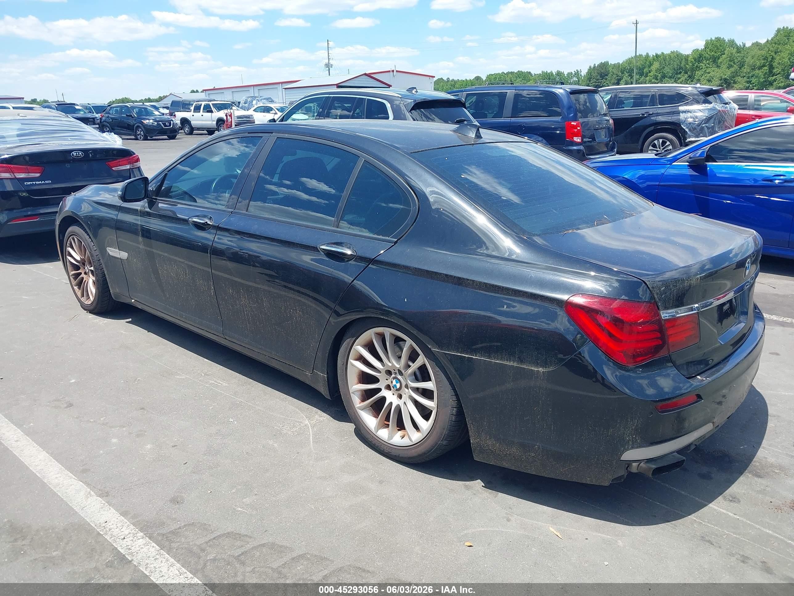 2015 Bmw 740i   Black vin: WBAYA6C58FD827088