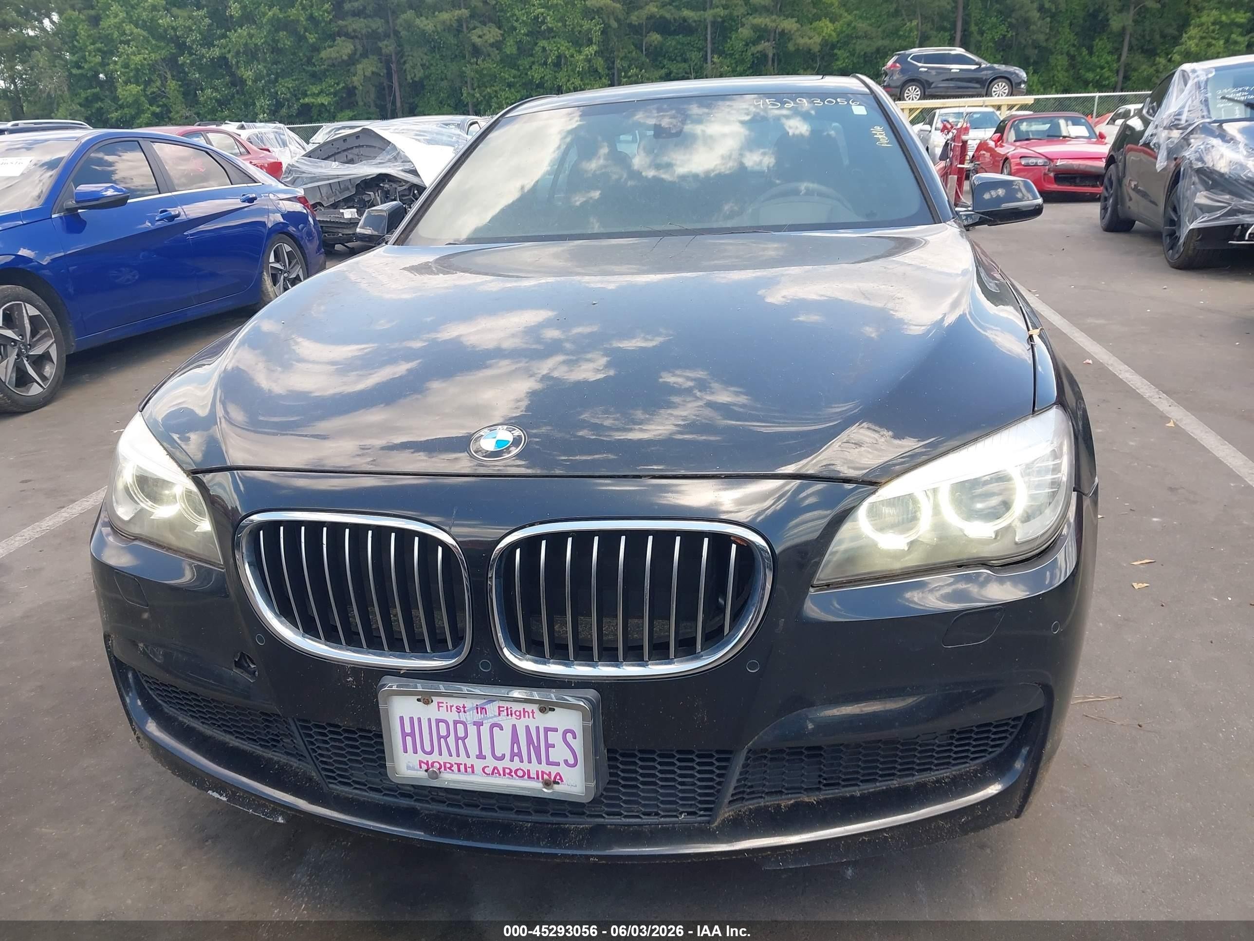 2015 Bmw 740i   Black vin: WBAYA6C58FD827088