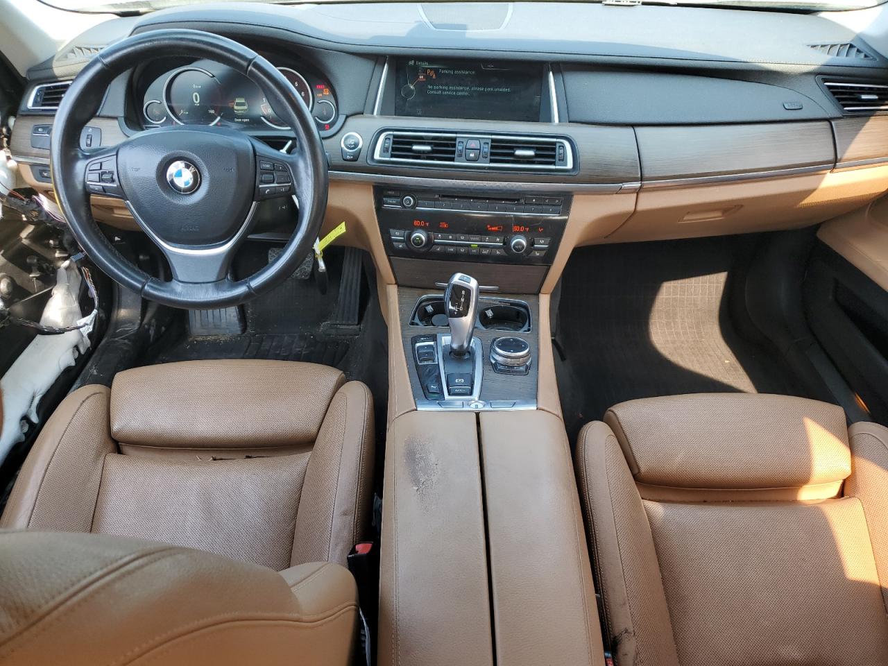 2014 Bmw 740 I Gray vin: WBAYA6C59ED144220