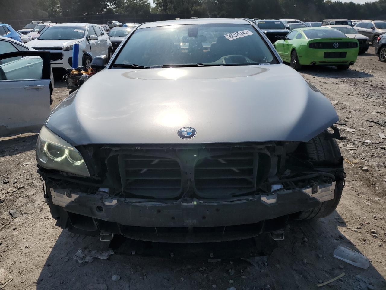 2014 Bmw 740 I Gray vin: WBAYA6C59ED144220