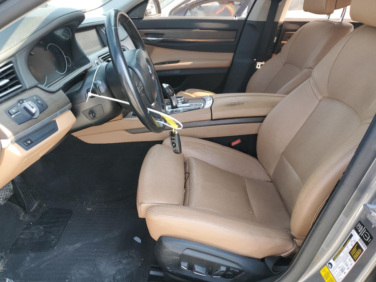 2014 Bmw 740 I Gray vin: WBAYA6C59ED144220
