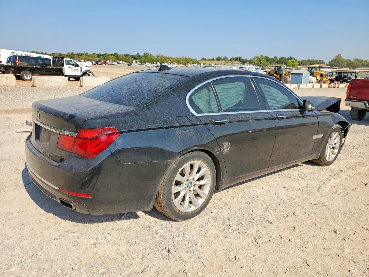 2014 Bmw 740 I Black vin: WBAYA6C59ED144430