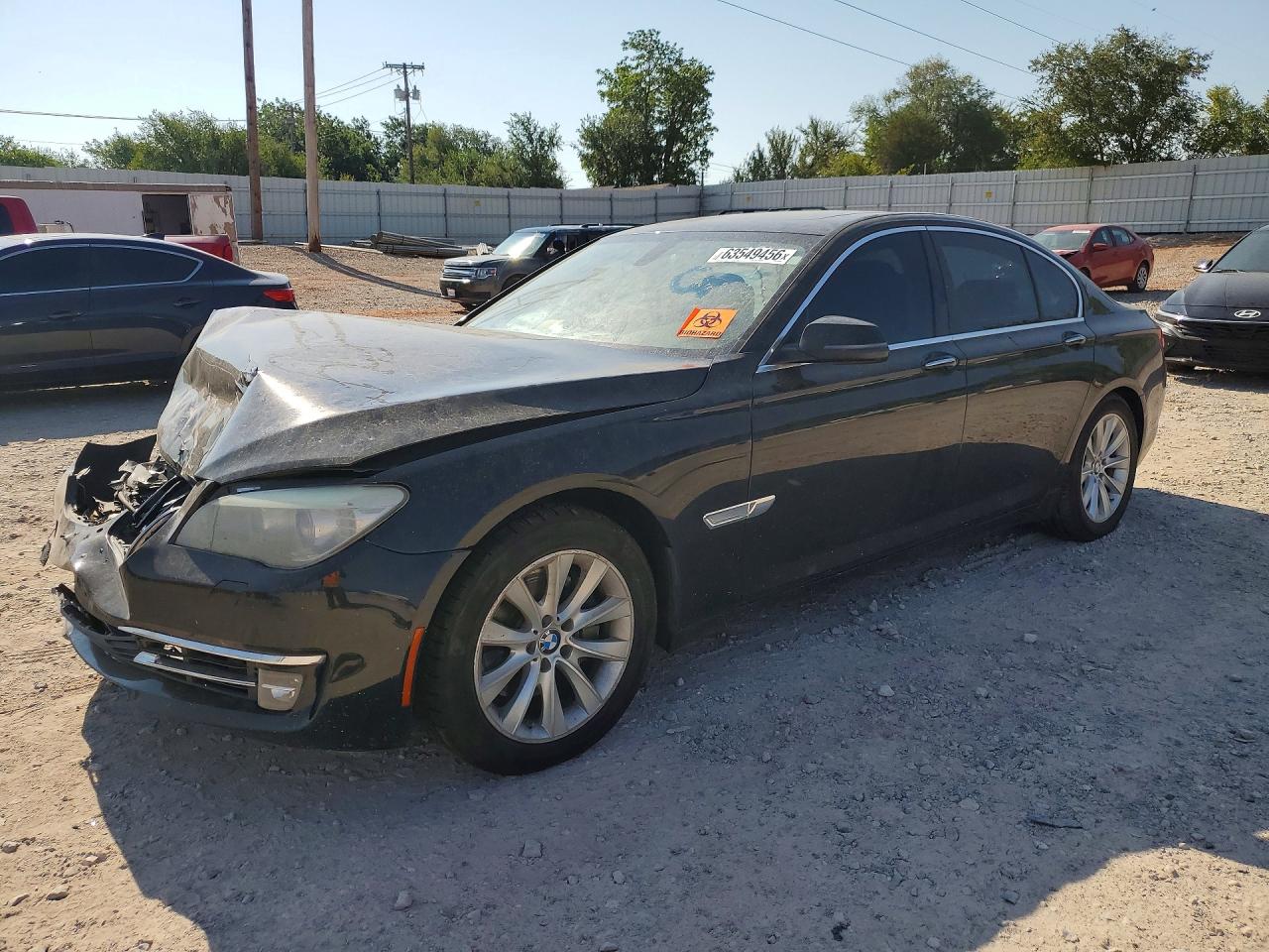 2014 Bmw 740 I Black vin: WBAYA6C59ED144430