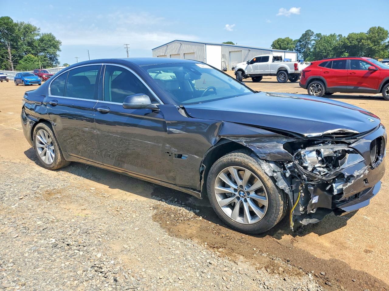 2015 Bmw 740 I Black vin: WBAYA6C59FGK16582