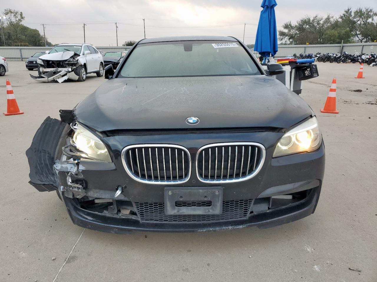 2014 Bmw 740 I Black vin: WBAYA6C5XED144517