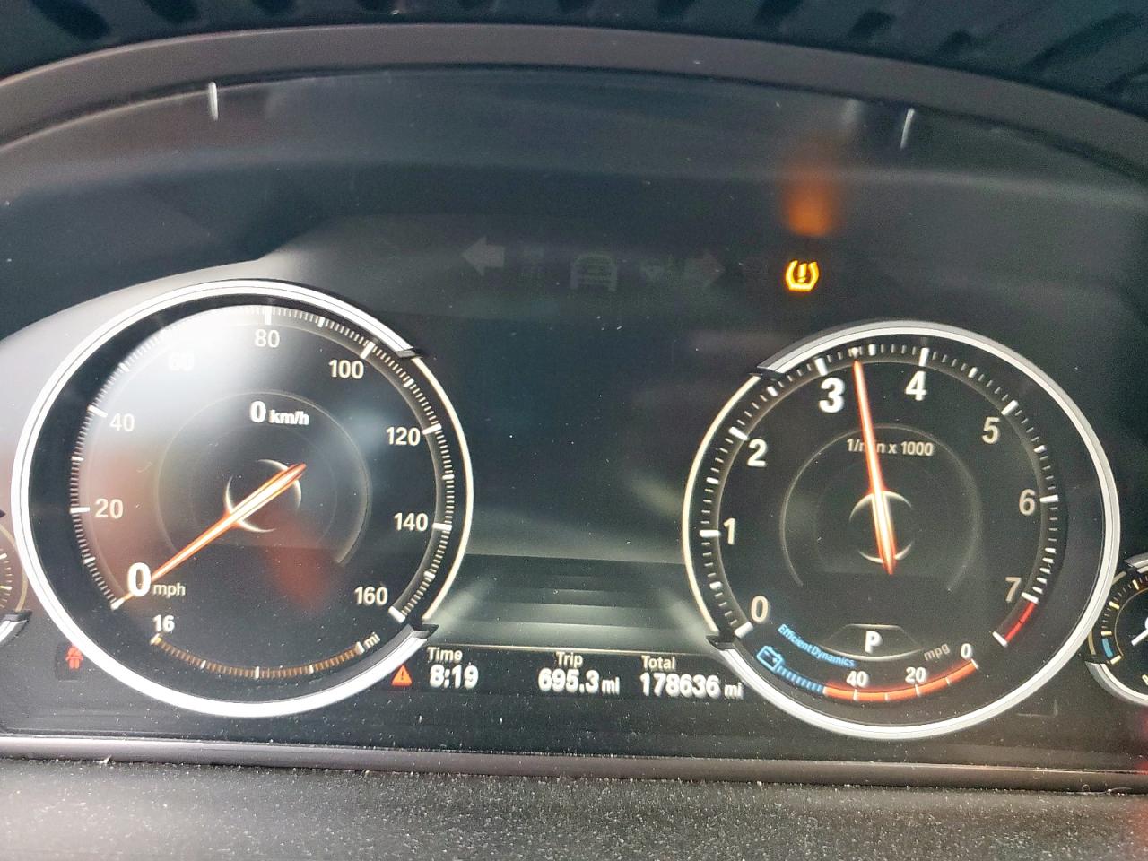 2014 Bmw 740 I Black vin: WBAYA6C5XED144517