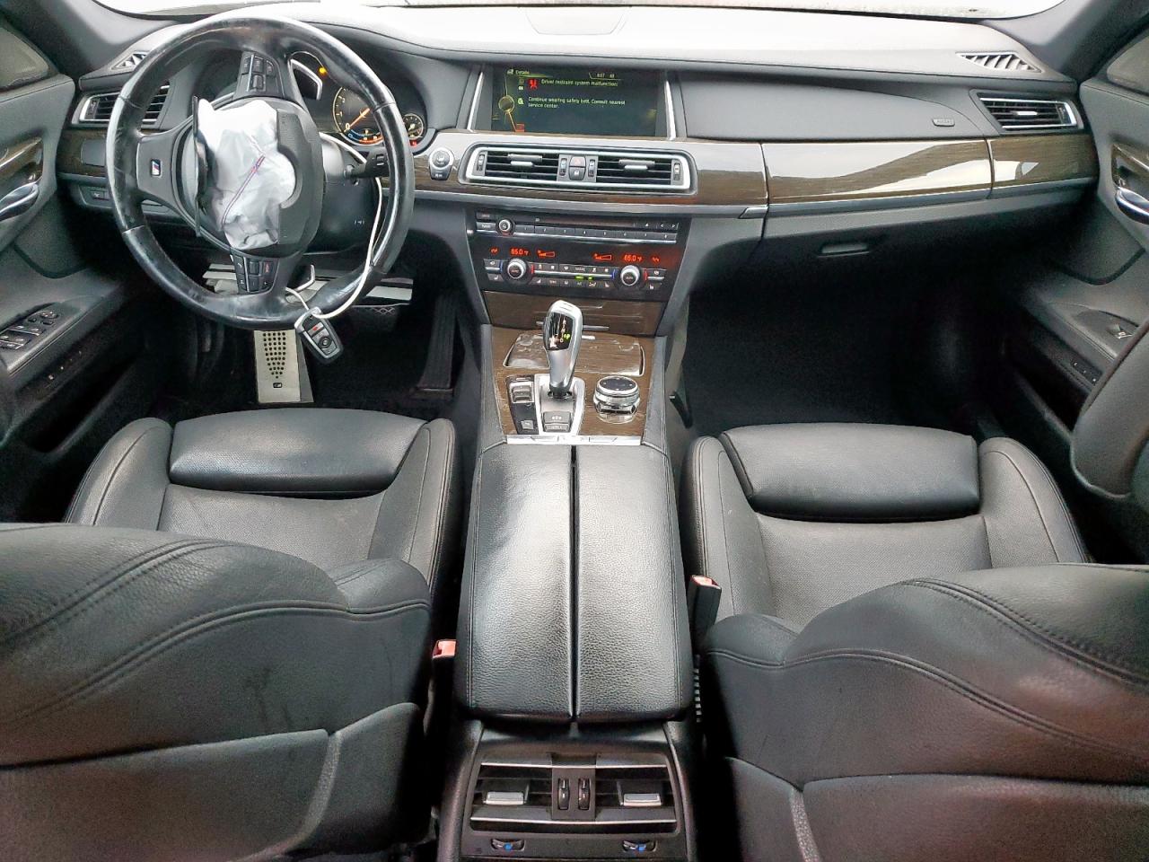 2014 Bmw 740 I Black vin: WBAYA6C5XED144517