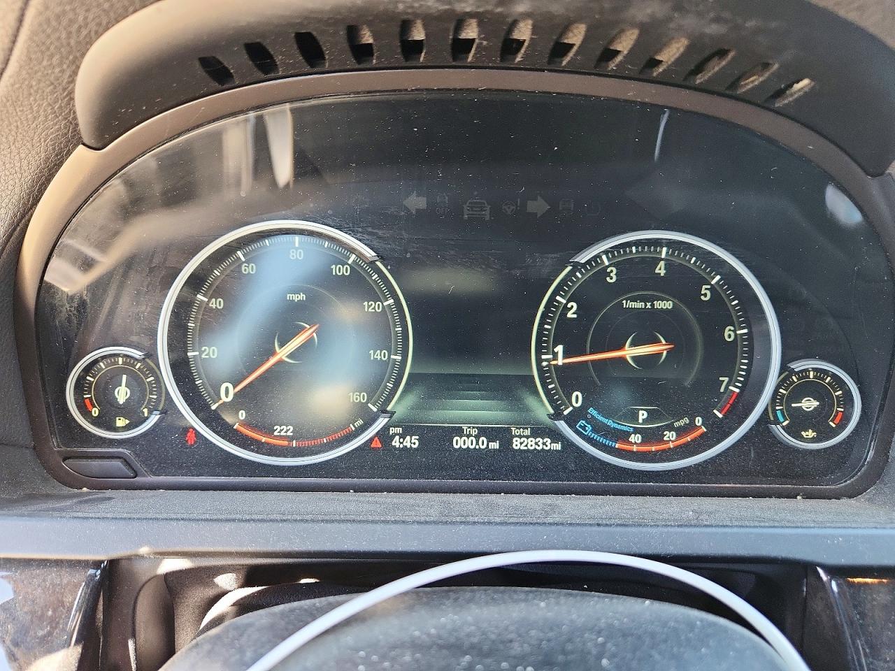 2015 Bmw 740 I White vin: WBAYA6C5XFD826959