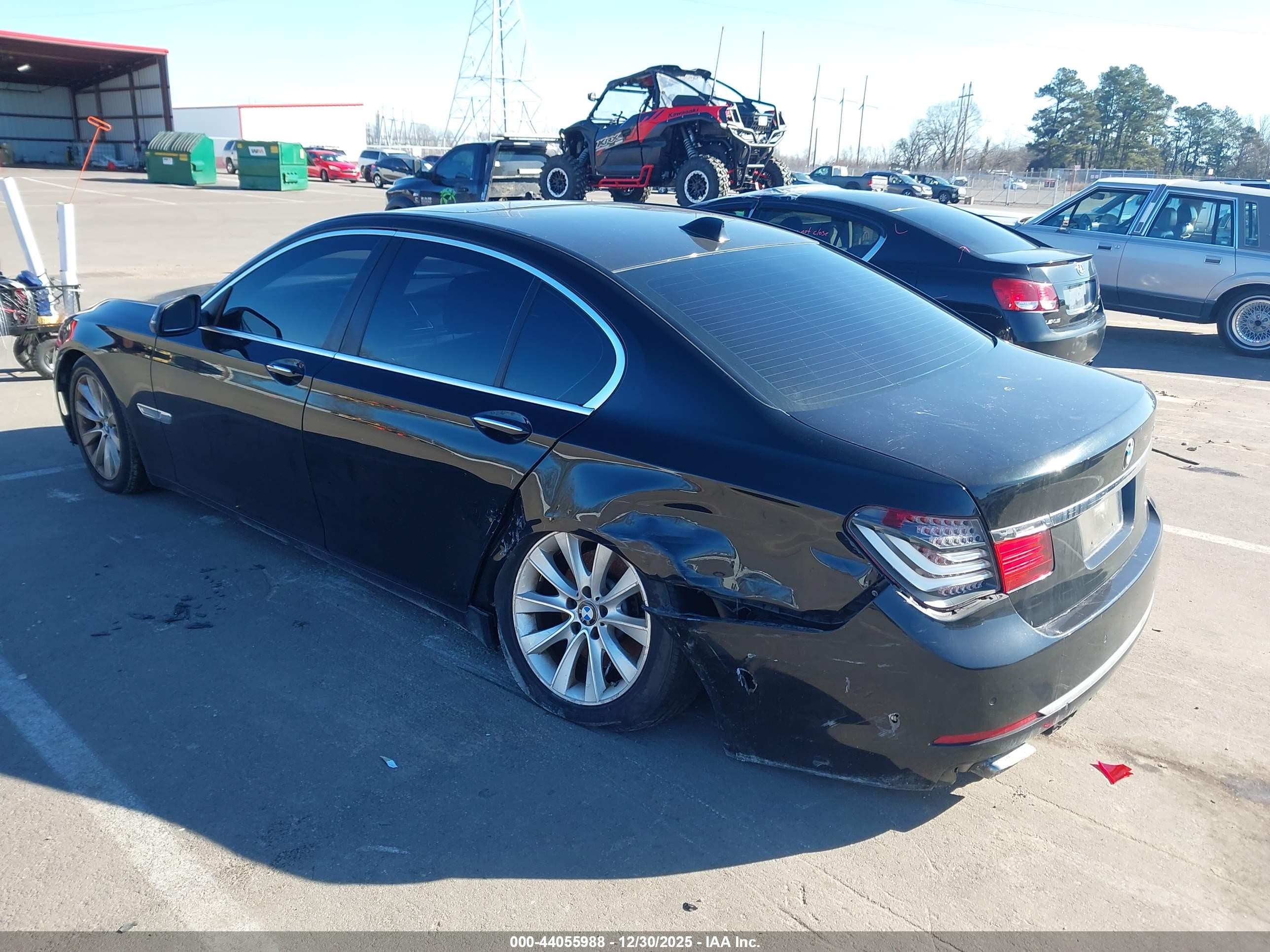 2015 Bmw 740i   Black vin: WBAYA6C5XFD827061