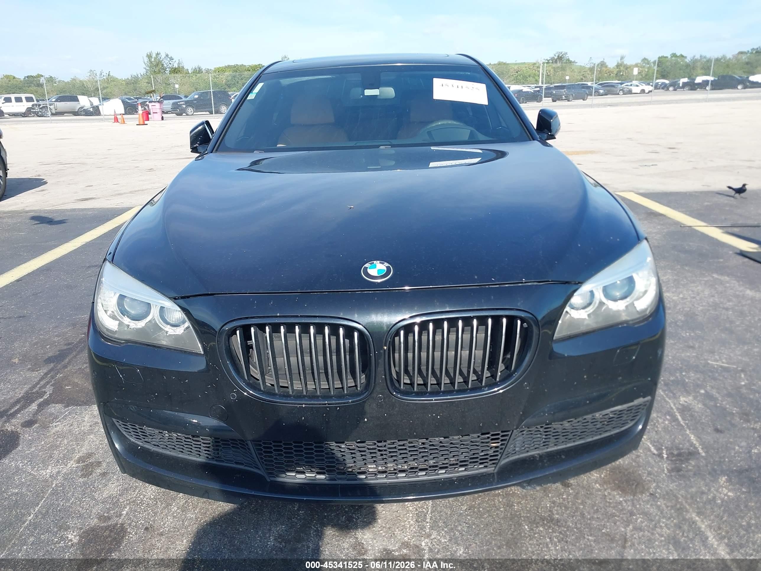 2015 Bmw 740i   Black vin: WBAYA6C5XFD827089