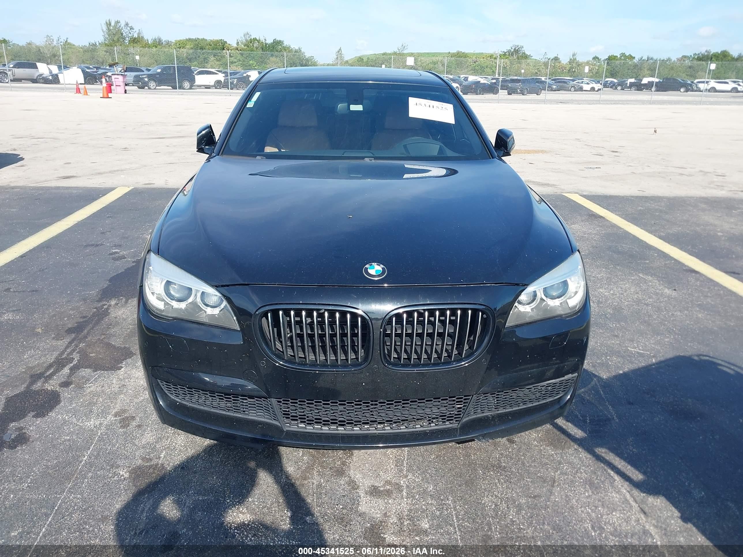 2015 Bmw 740i   Black vin: WBAYA6C5XFD827089