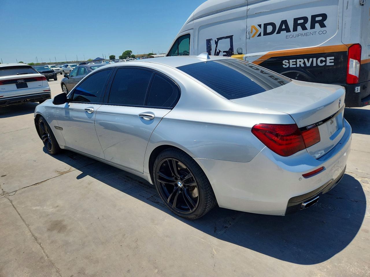 2013 Bmw 750 I Silver vin: WBAYA8C50DC996858