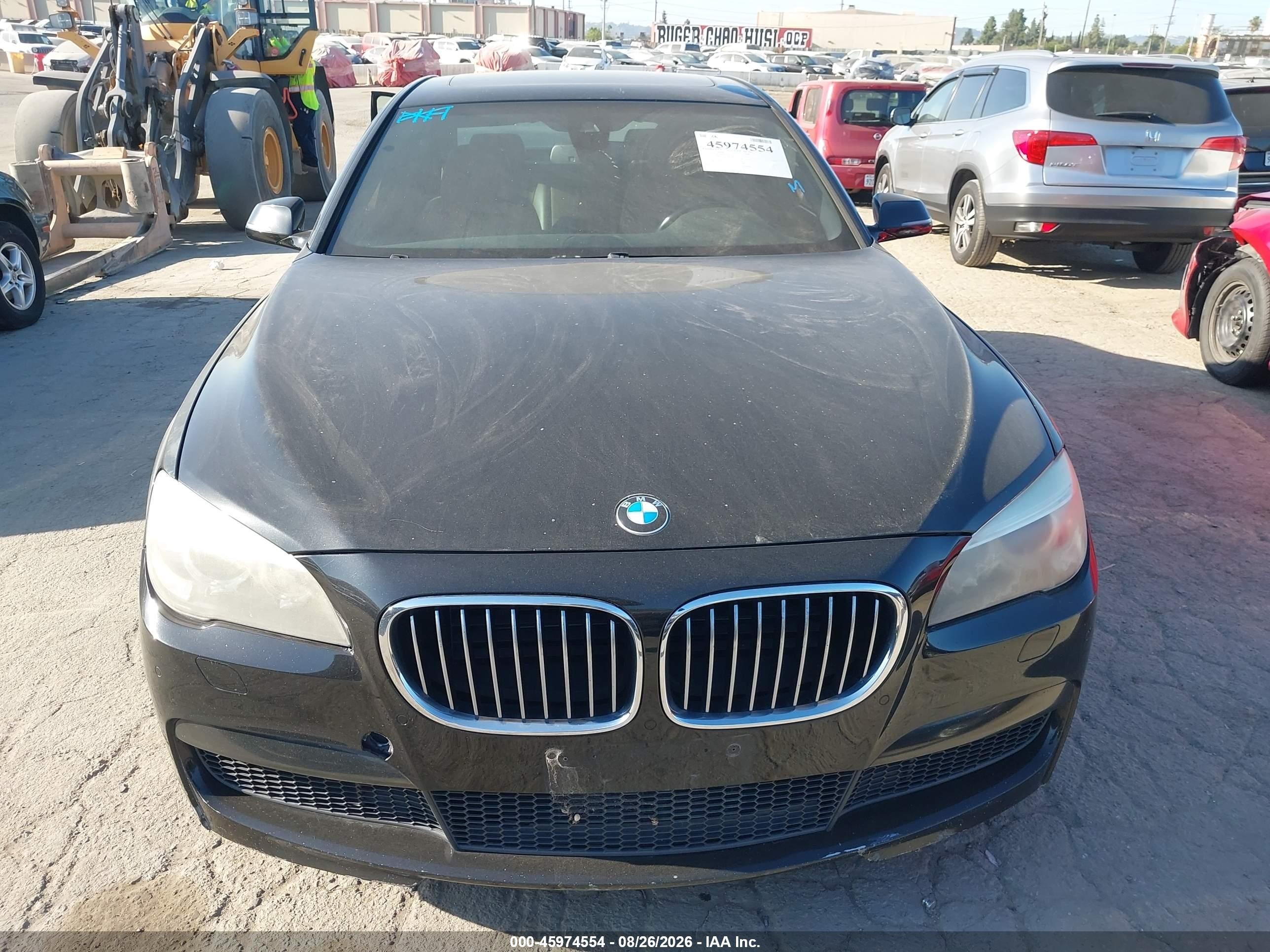 2013 Bmw 750i   Black vin: WBAYA8C50DD227514