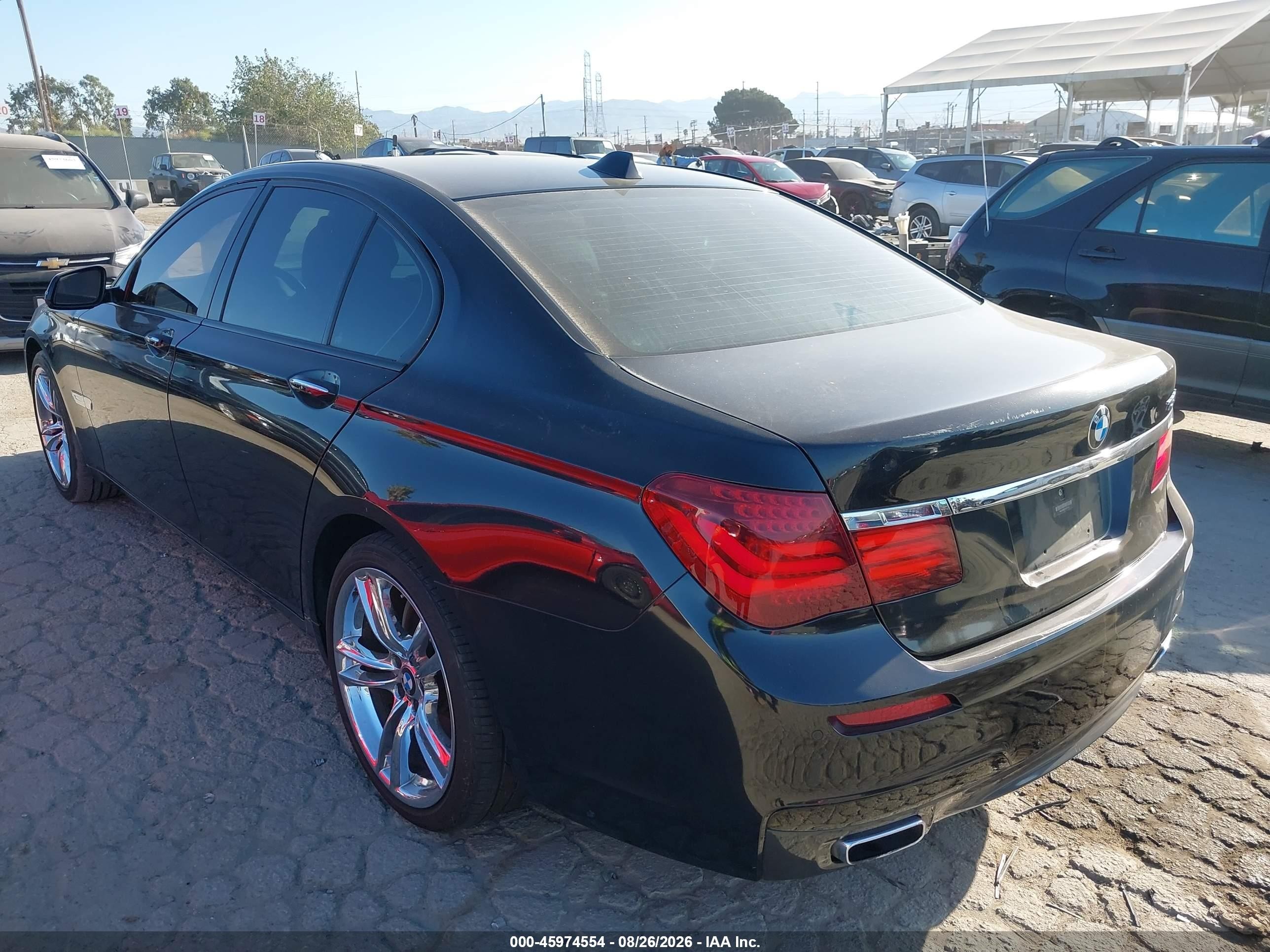2013 Bmw 750i   Black vin: WBAYA8C50DD227514