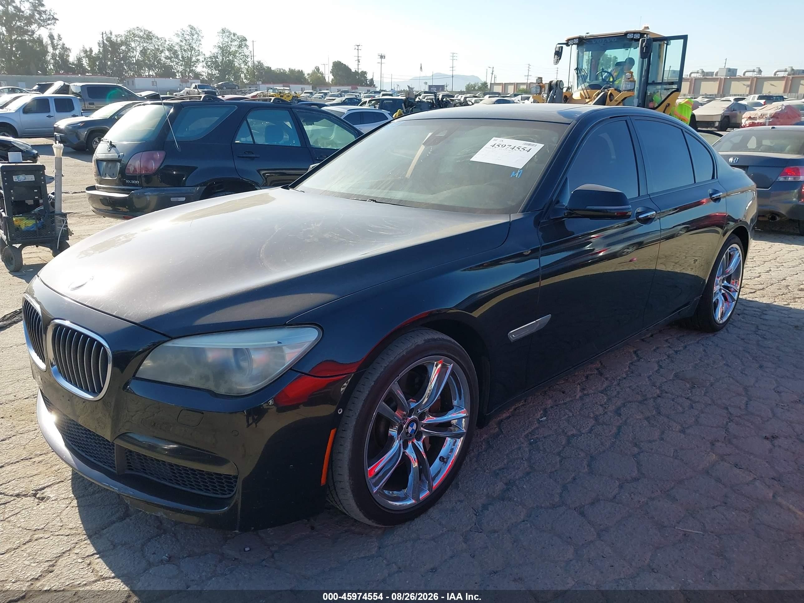 2013 Bmw 750i   Black vin: WBAYA8C50DD227514