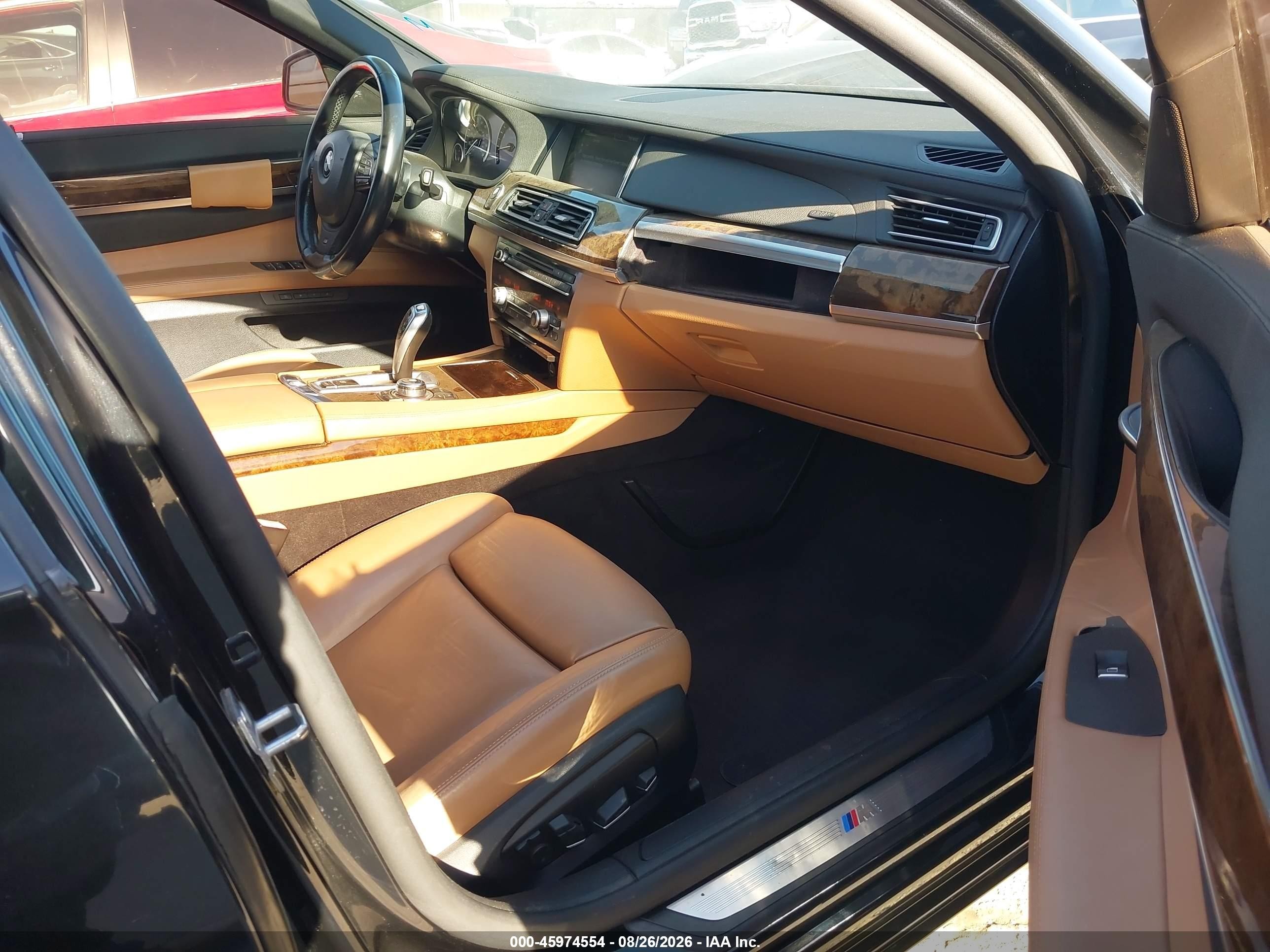 2013 Bmw 750i   Black vin: WBAYA8C50DD227514