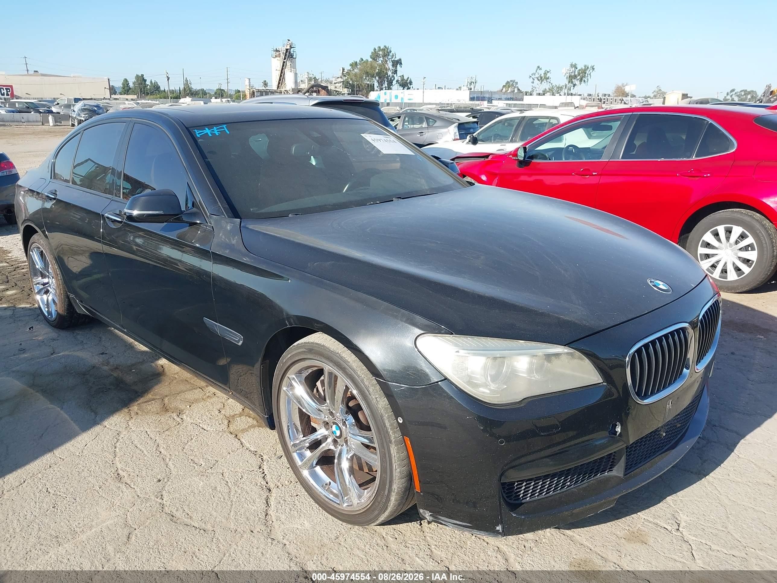 2013 Bmw 750i   Black vin: WBAYA8C50DD227514