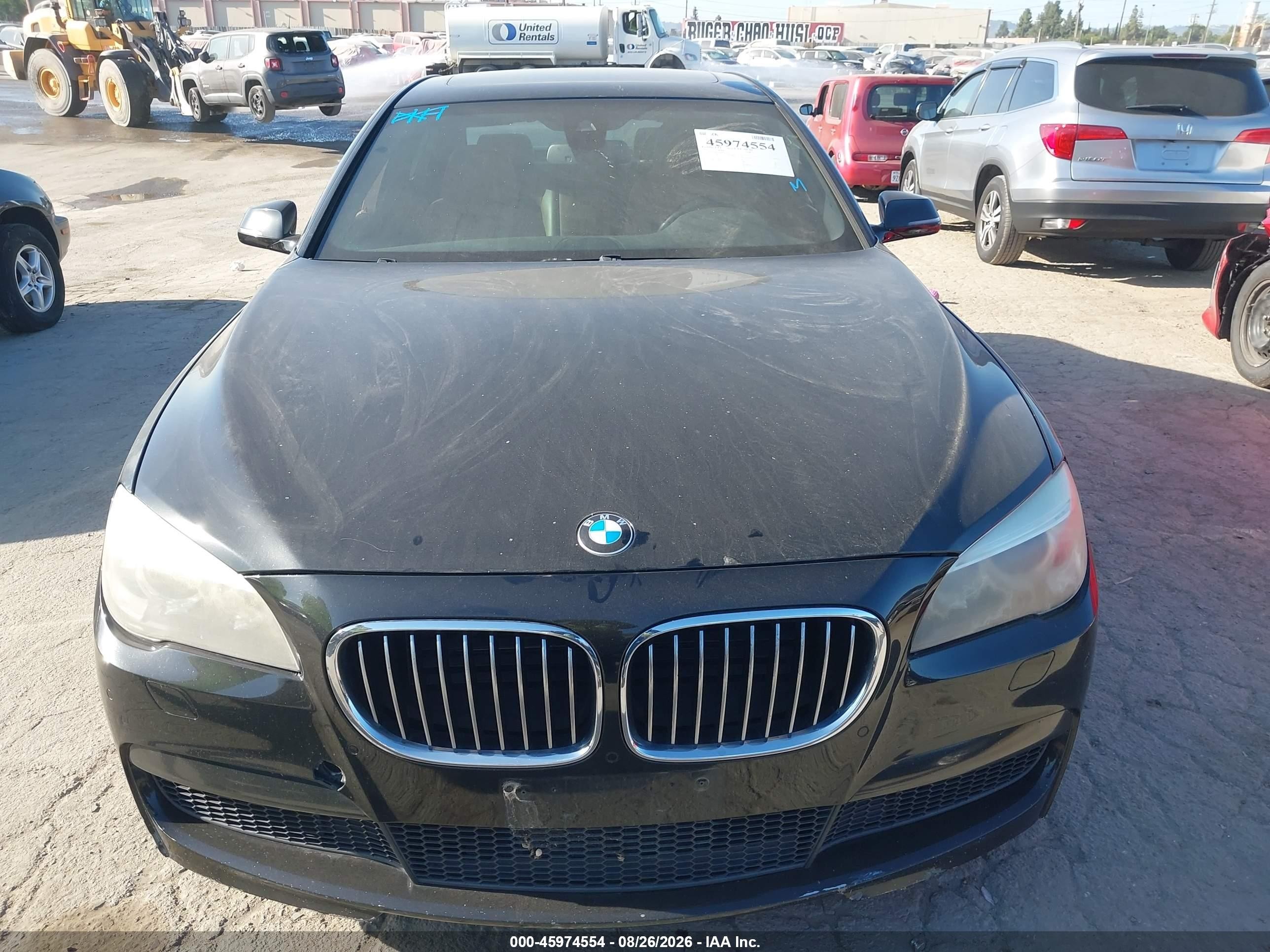 2013 Bmw 750i   Black vin: WBAYA8C50DD227514