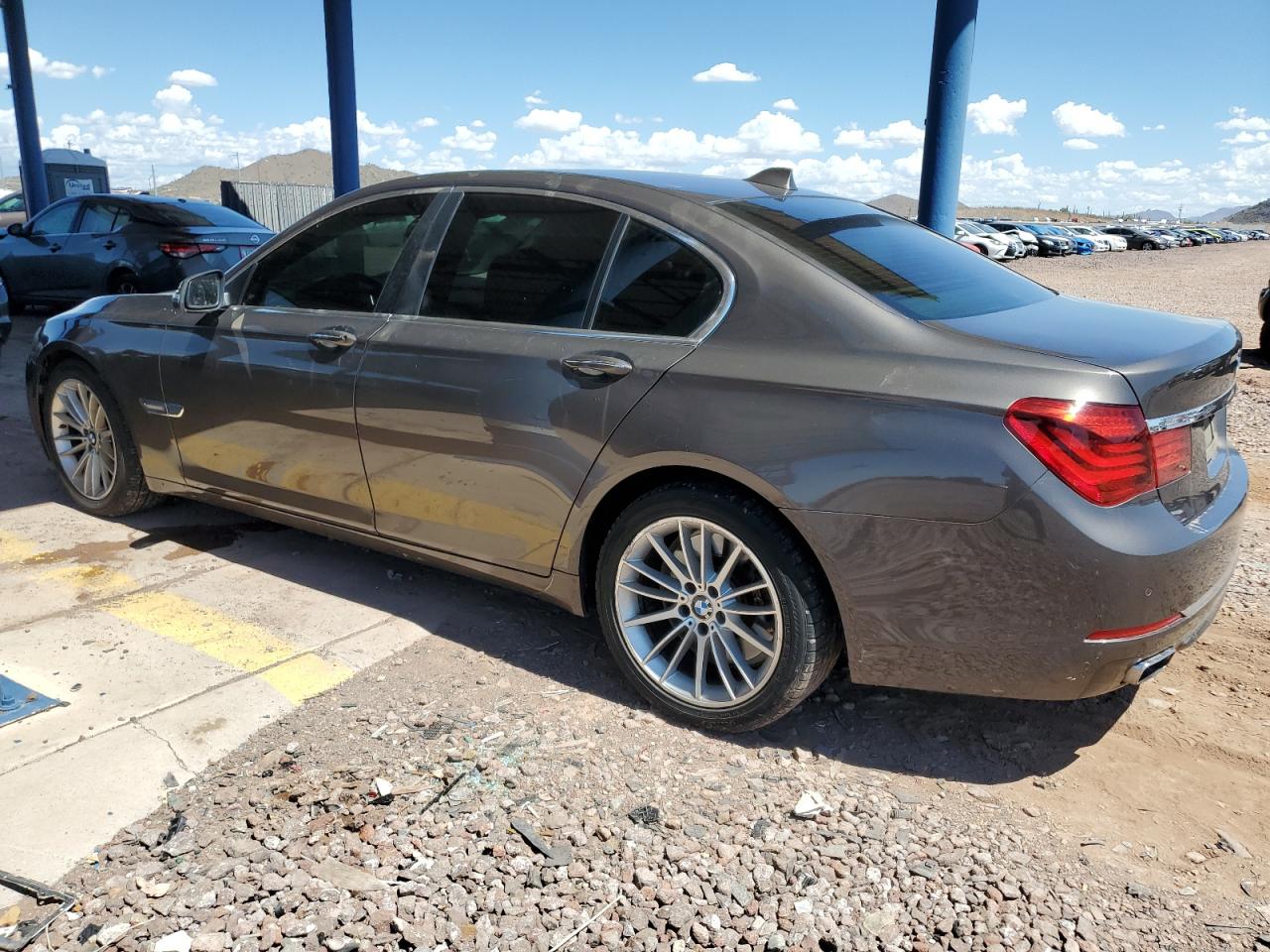 2013 Bmw 750 I Gray vin: WBAYA8C50DD227660