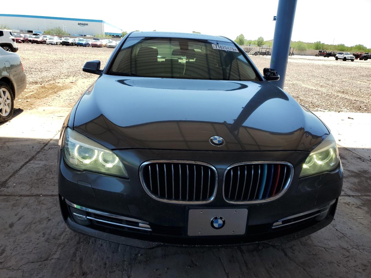 2013 Bmw 750 I Gray vin: WBAYA8C50DD227660