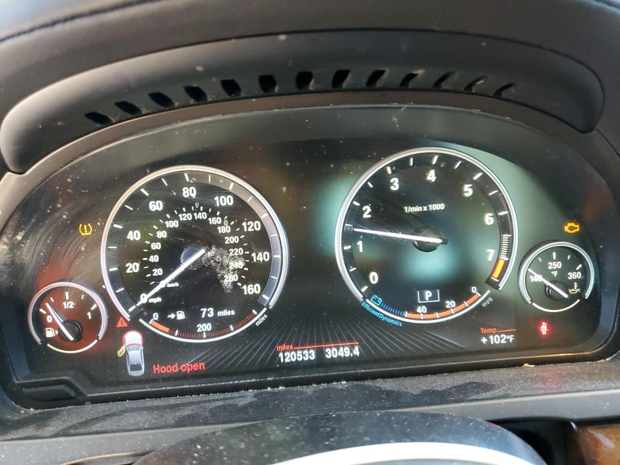 2013 Bmw 750 I Gray vin: WBAYA8C50DD227660