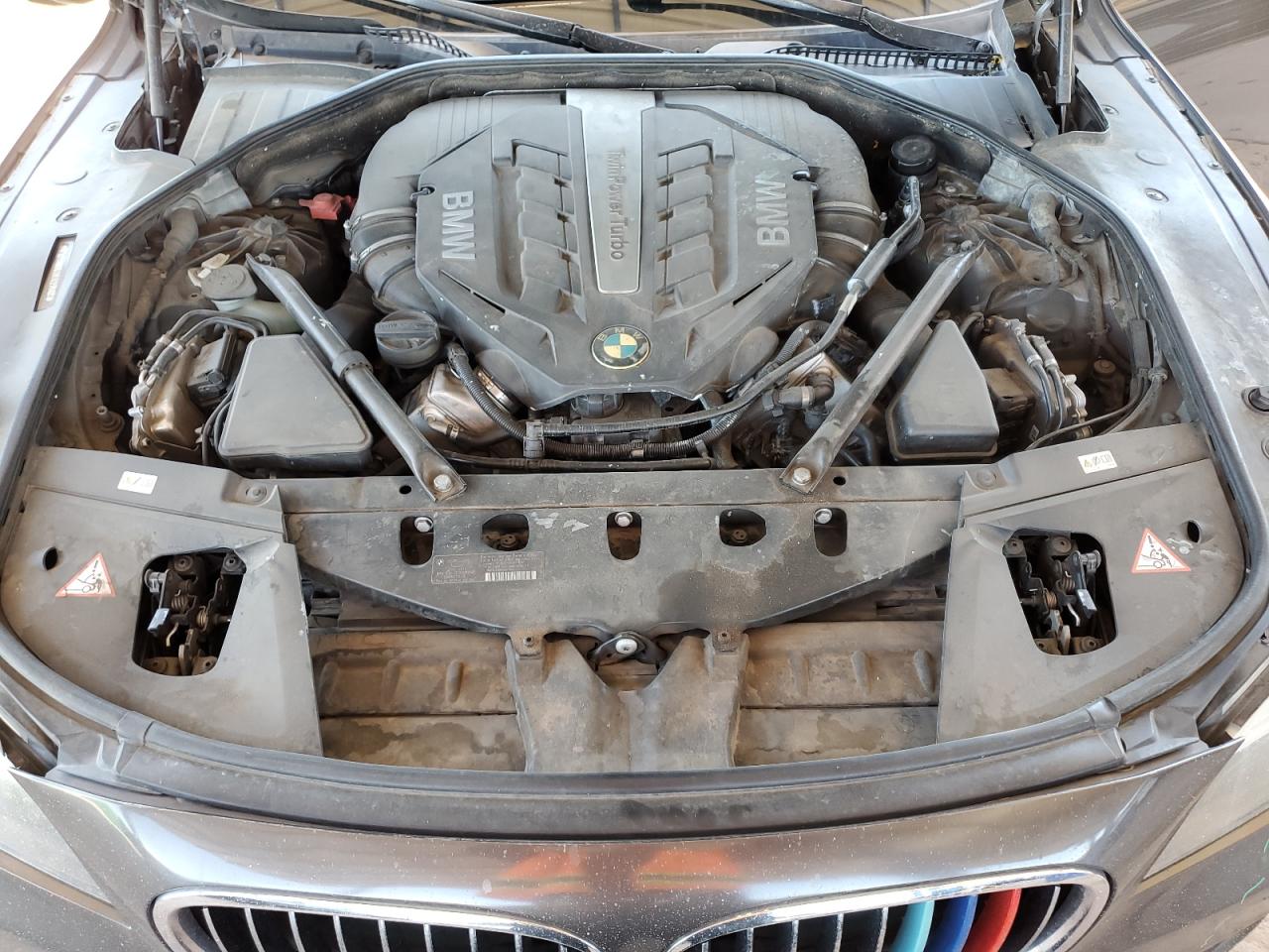 2013 Bmw 750 I Gray vin: WBAYA8C50DD227660