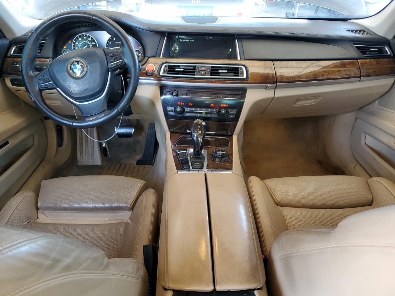 2013 Bmw 750 I Gray vin: WBAYA8C50DD227660