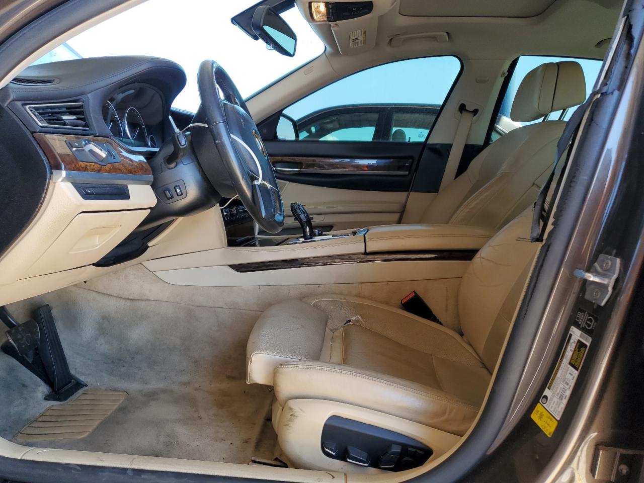 2013 Bmw 750 I Gray vin: WBAYA8C50DD227660