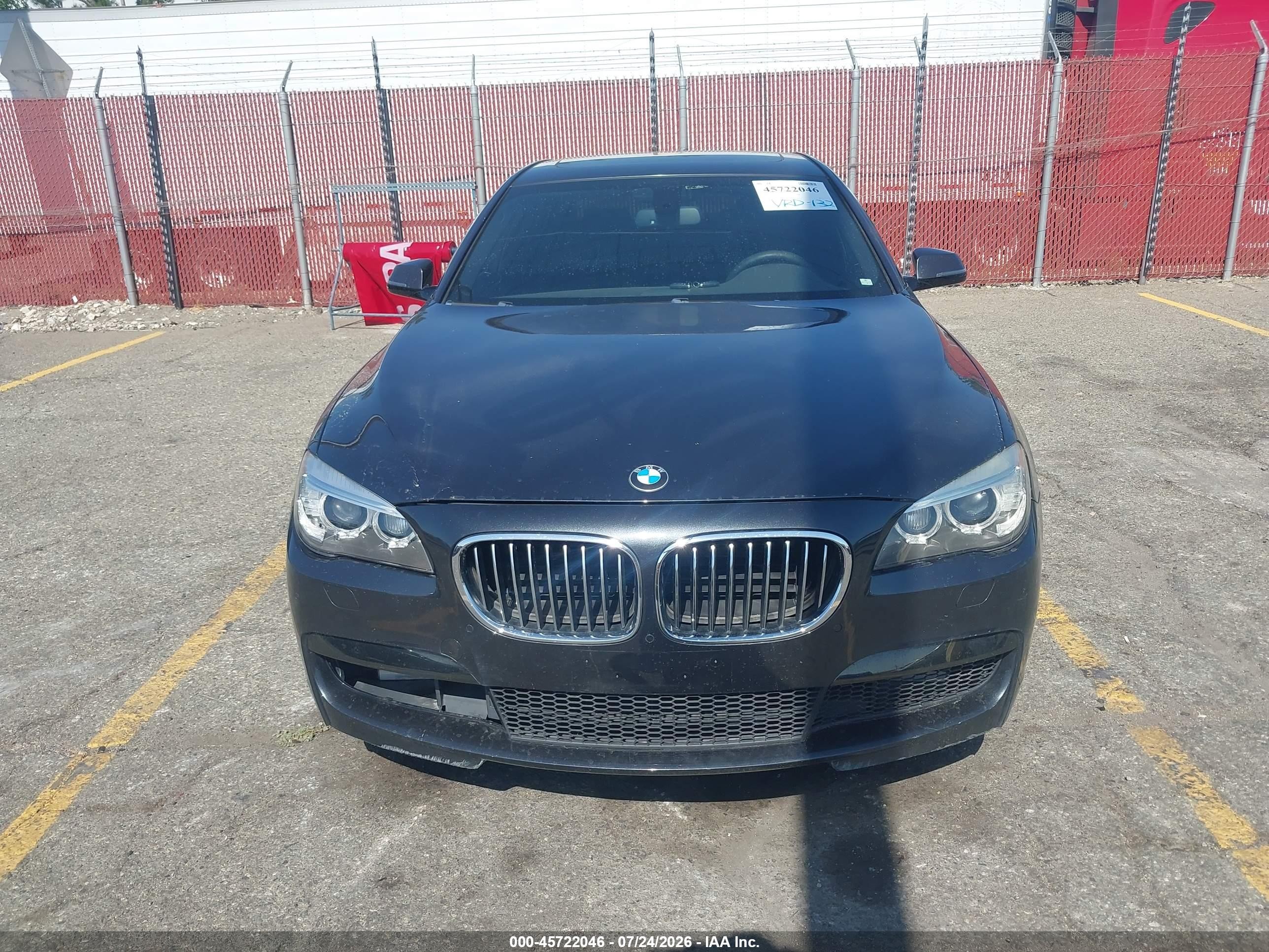 2014 Bmw 750i   Black vin: WBAYA8C50ED824986