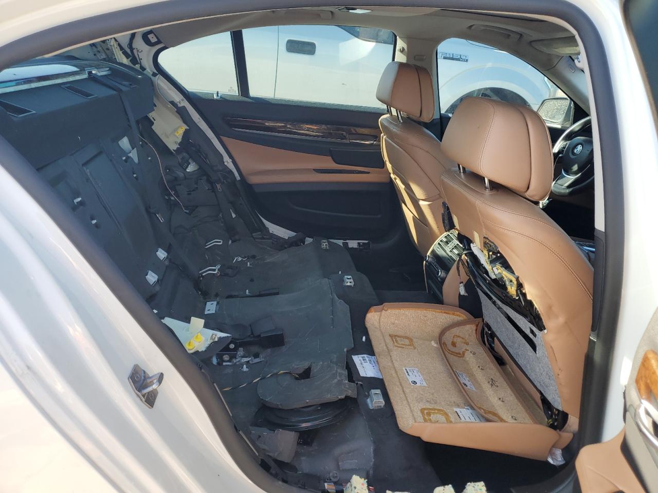 2013 Bmw 750 I White vin: WBAYA8C51DC996867