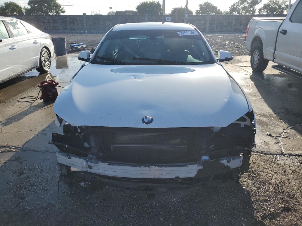 2013 Bmw 750 I White vin: WBAYA8C51DC996867