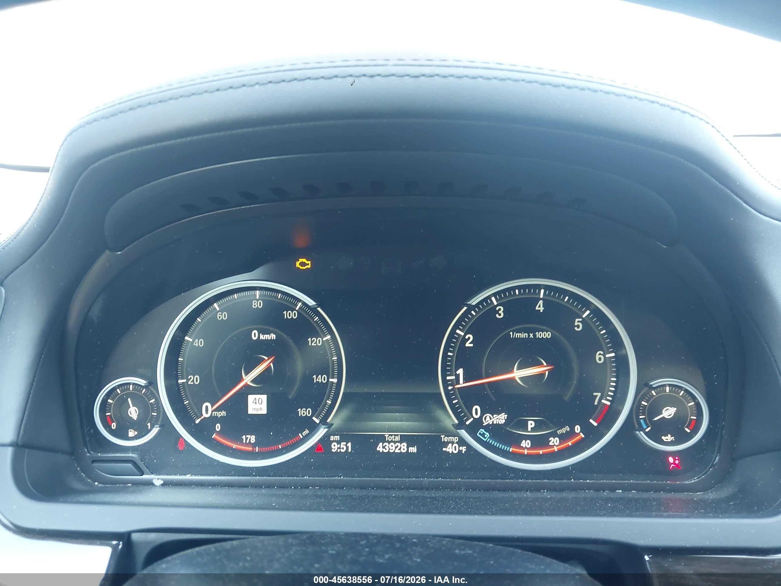 2014 Bmw 750i   Silver vin: WBAYA8C51ED825337