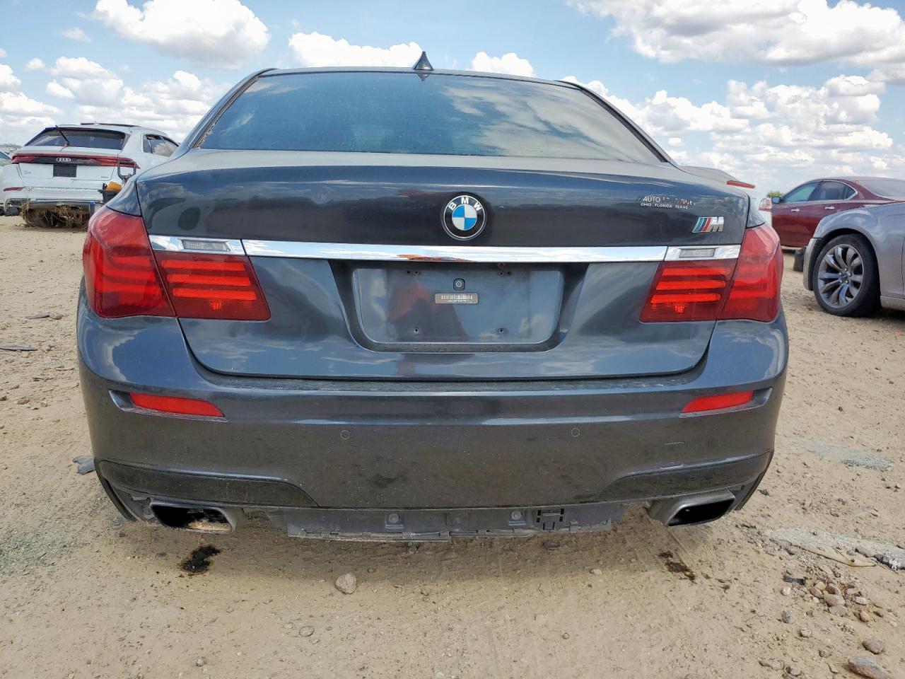 2015 Bmw 750i Msport Gray vin: WBAYA8C51FG197795