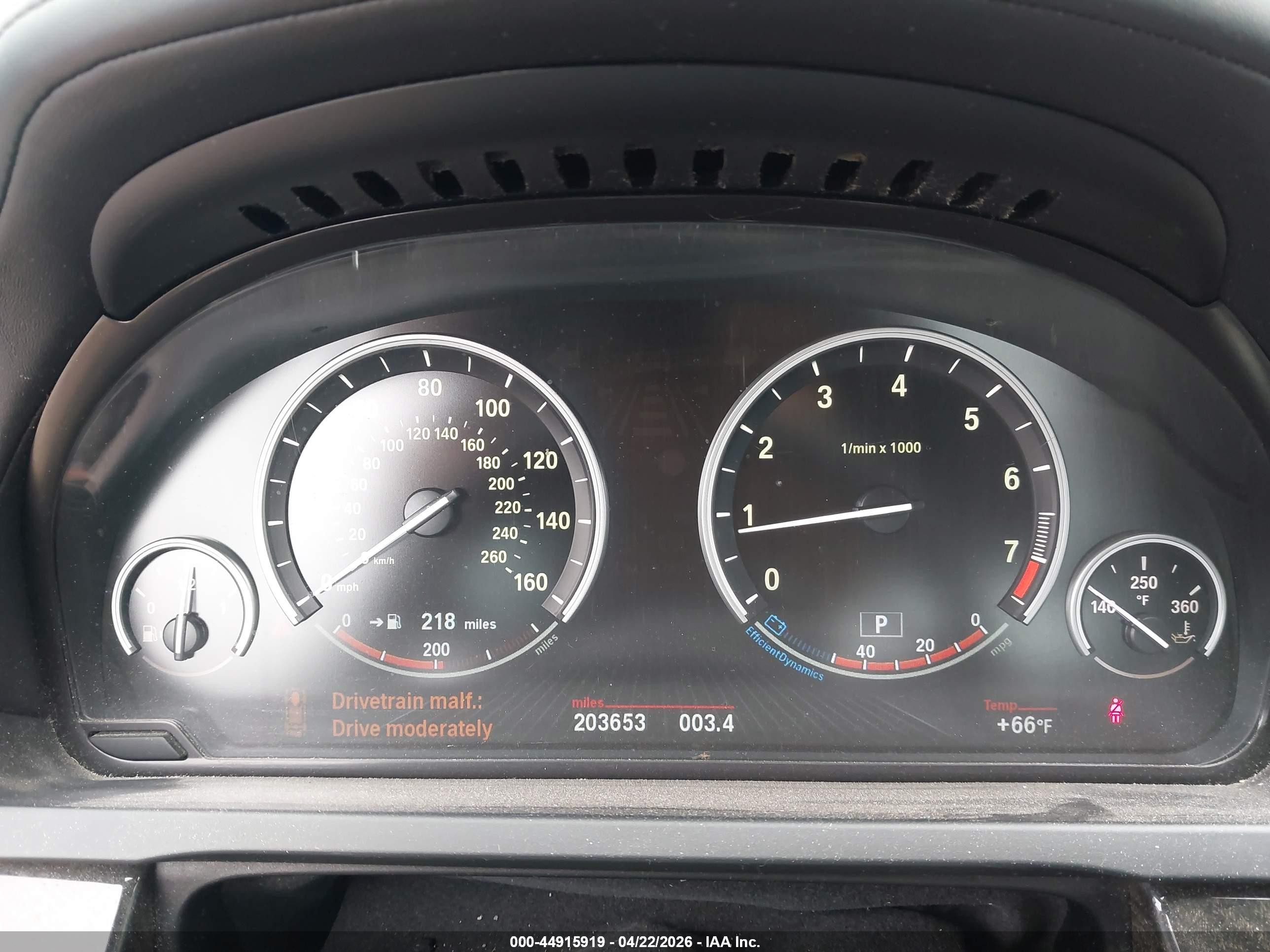 2013 Bmw 750i   Серый vin: WBAYA8C52DD227546