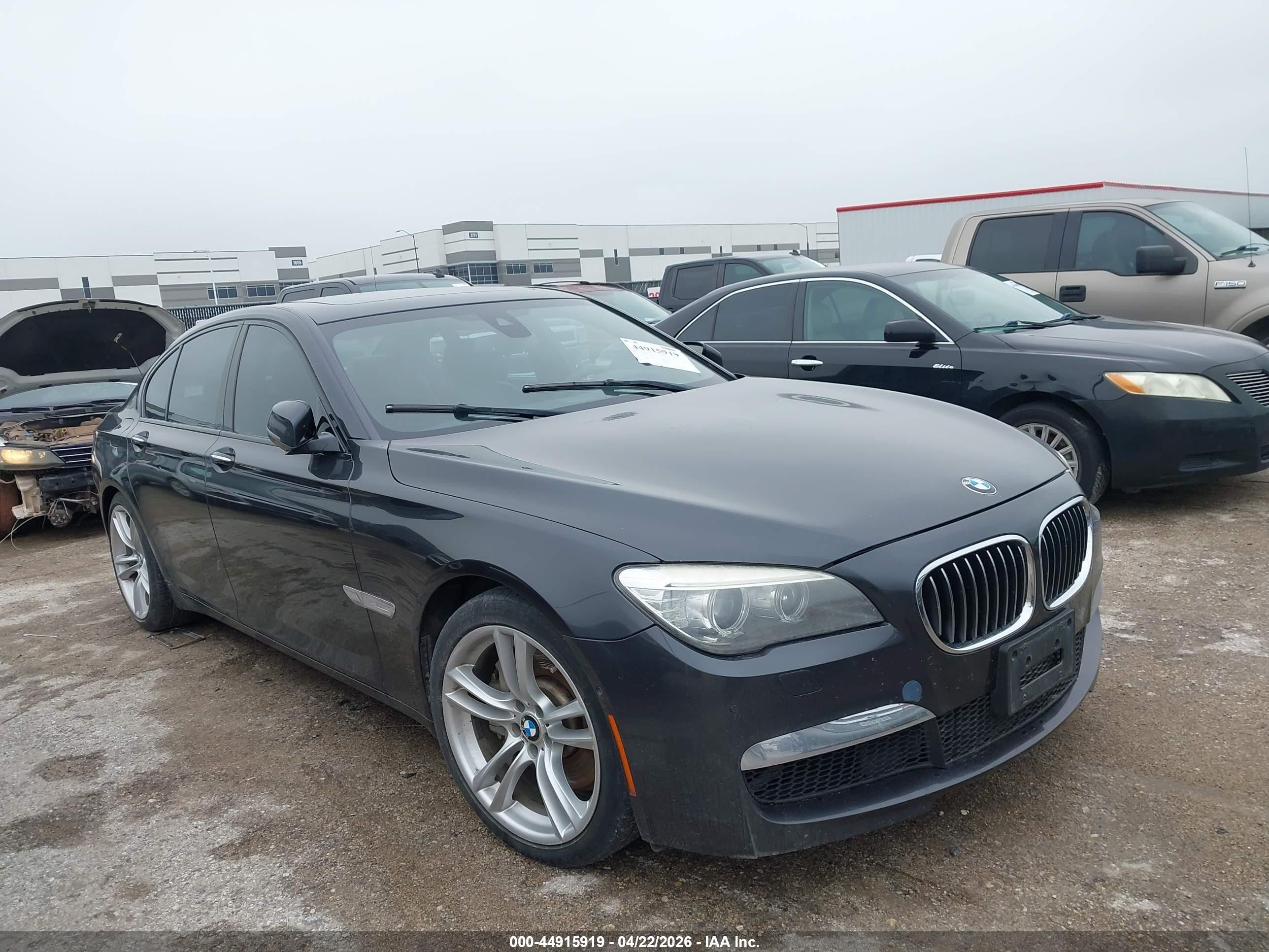 2013 Bmw 750i   Gray vin: WBAYA8C52DD227546