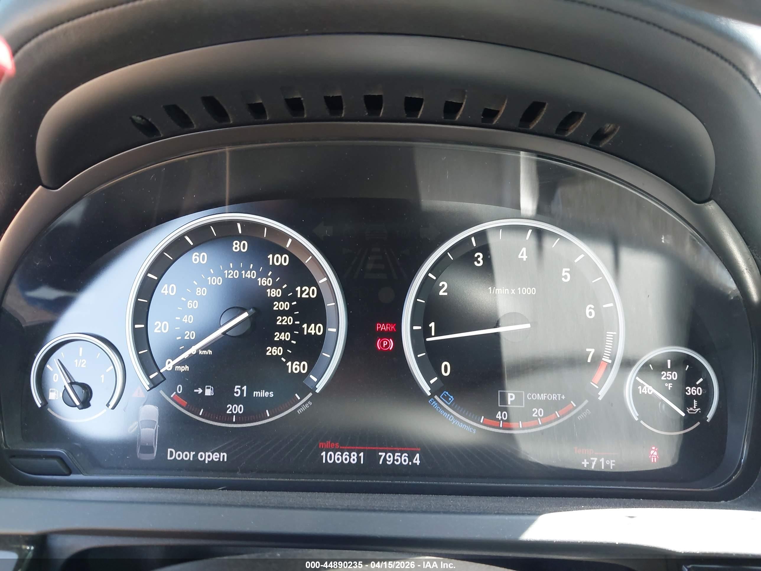 2013 Bmw 750i   Белый vin: WBAYA8C53DC996482